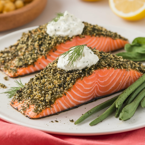 Herb-Crusted Salmon